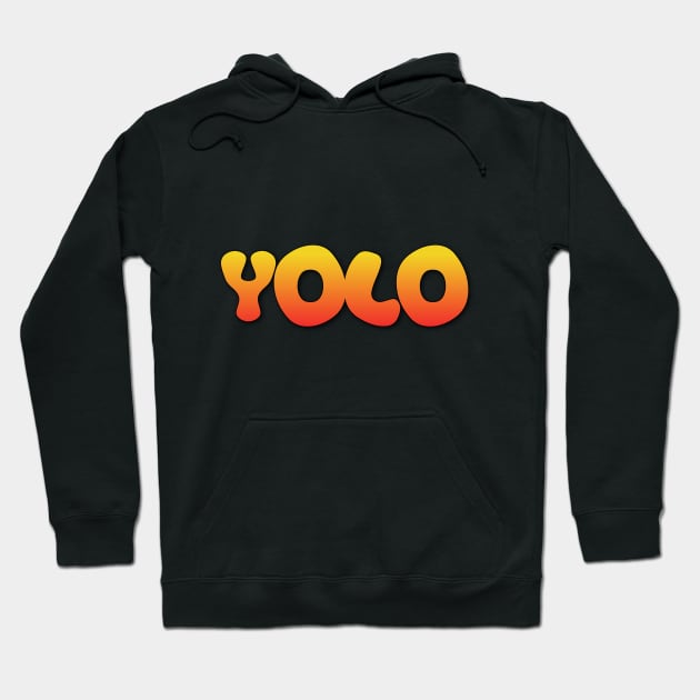 YOLO - Simple version Hoodie by Philly Tees